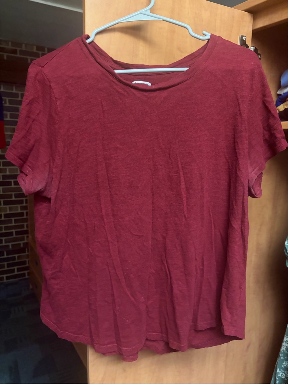 Casual Women's Burgundy Tee - Old Navy
